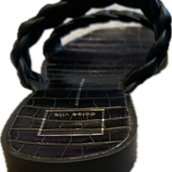 Dolce Vita Indy Slide Sandal Black EUC - Picture 2 of 8
